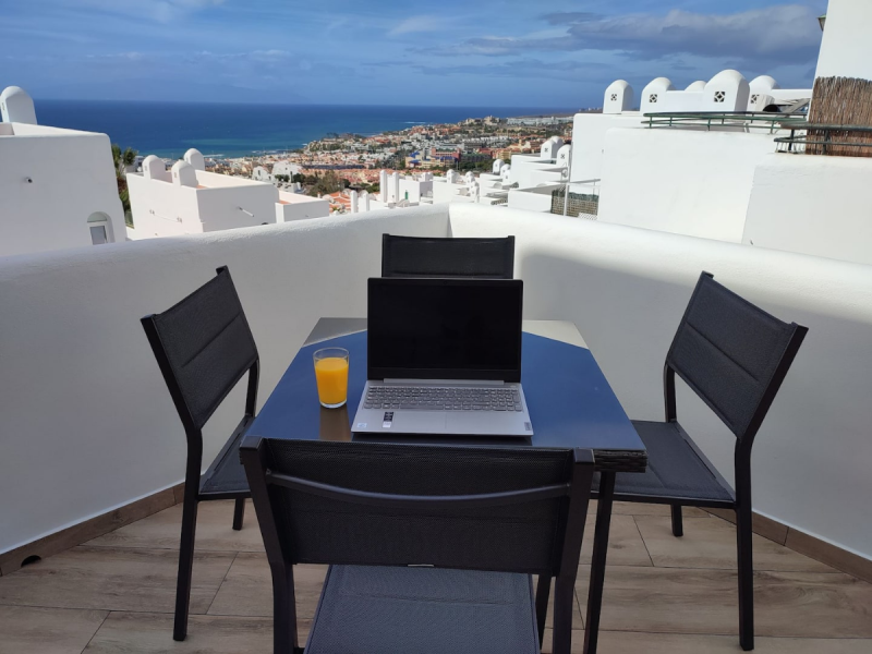 Nuostabūs modernūs apartamentai su vaizdu į vandenyną | Costa Adeje