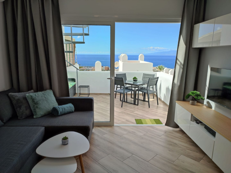 Nuostabūs modernūs apartamentai su vaizdu į vandenyną | Costa Adeje