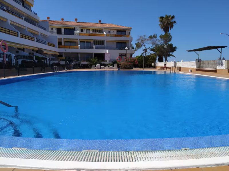 Ocean & Pool Views Sunflower Apt, Puerto Santiago | 1B | Tenerife