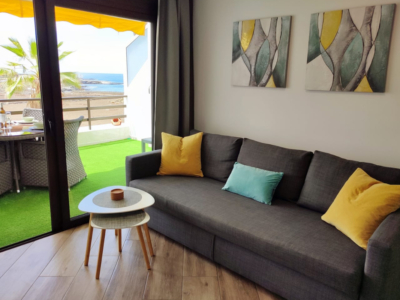 Ocean & Pool Views Turquoise Apt, Puerto Santiago | 1B | Tenerife